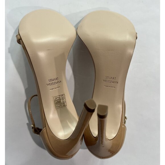 Stuart Weitzman Nudistsong Heel in Adobe - Picture 7 of 8